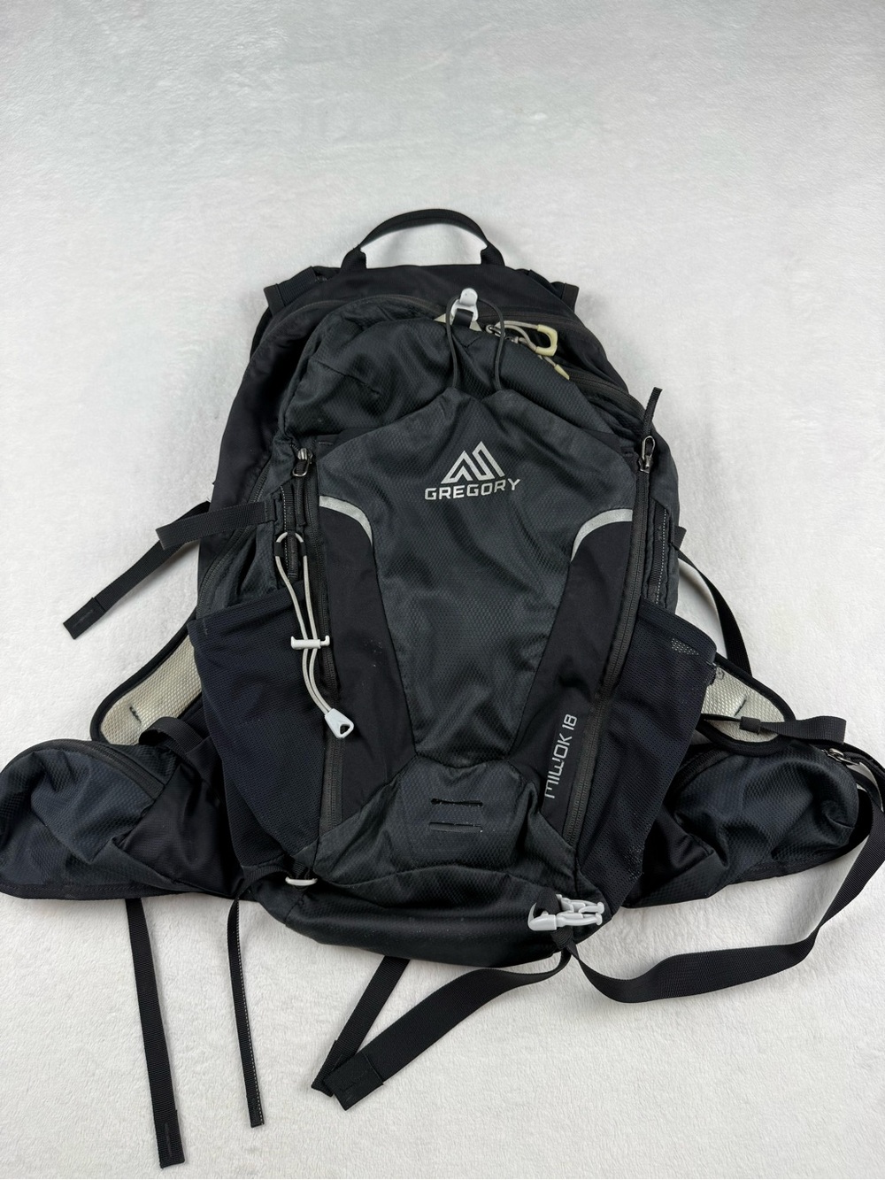 Gregory Miwok 18 Liter Daypack Backpack Hydration Pack Black Men’s One Size